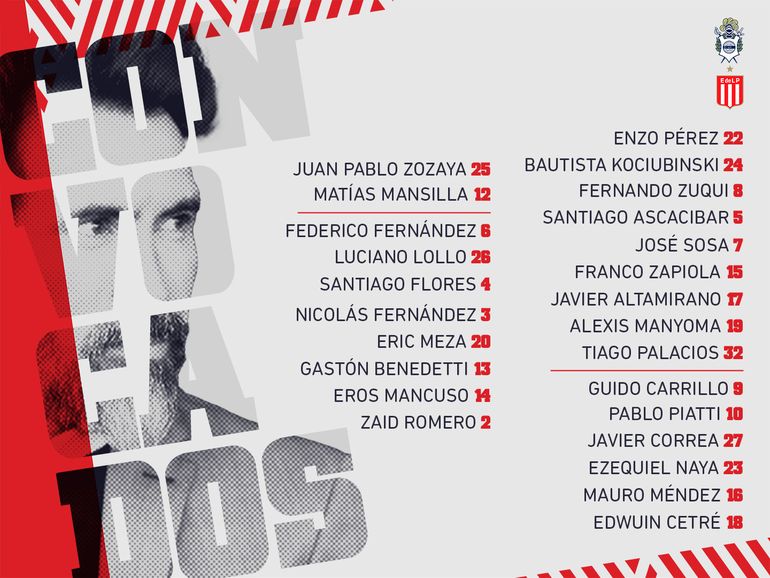 Los convocados de Estudiantes. Los convocados de Estudiantes.