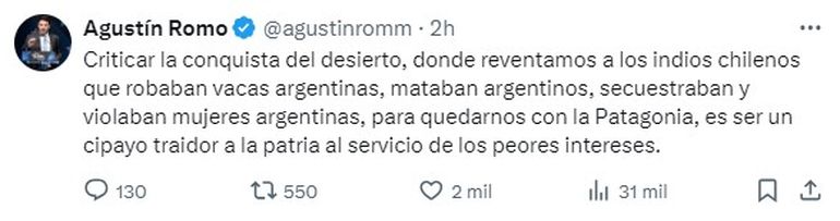 El diputado Romo insultó al Papa Francisco en redes sociales tras su discurso. El diputado Romo insultó al Papa Francisco en redes sociales tras su discurso.