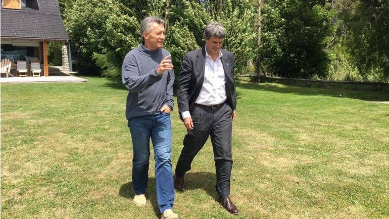 Macri recibió en La Angostura a Prat Gay tras su salida del Gobierno