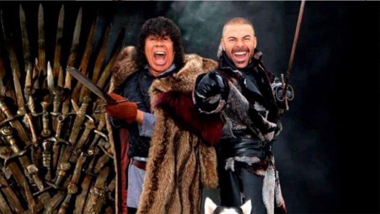 Mirá la desopilante parodia que hizo La Mona Jiménez de Game of Thrones