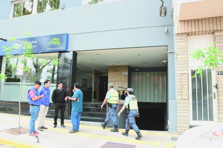 Miguel Ruso Auer fue asesinado en su oficina sobre Diagonal 9 de Julio.