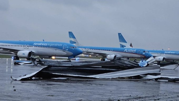 daños destrozos aeroparque aerolineas argentinas