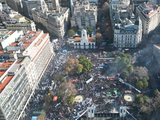 El mensaje de Cristina a la Plaza de Mayo: Lo que más me gustó fue escucharlos cantar Vamos a volver
