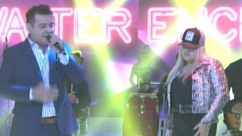 Video: a pura cumbia, More Rial debutó en la tele