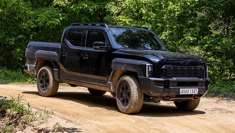 La pickup Kia Tasman. Foto: Kia. La pickup Kia Tasman. Foto: Kia.