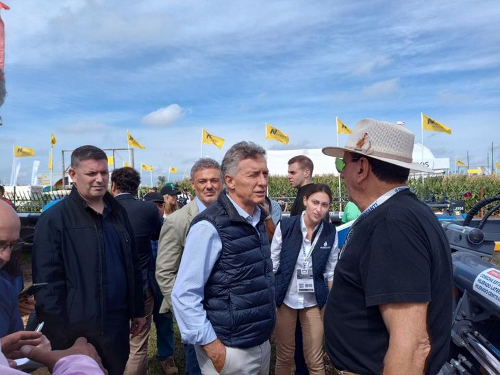 Mauricio Macri visitó la Expoagro y apoyó al sector: "Vengo a decirle al campo que esté más firme que nunca". Mauricio Macri visitó la Expoagro y apoyó al sector: "Vengo a decirle al campo que esté más firme que nunca".