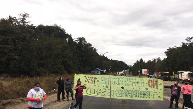 Personal de Salud de Villa La Angostura realiza cortes intermitentes