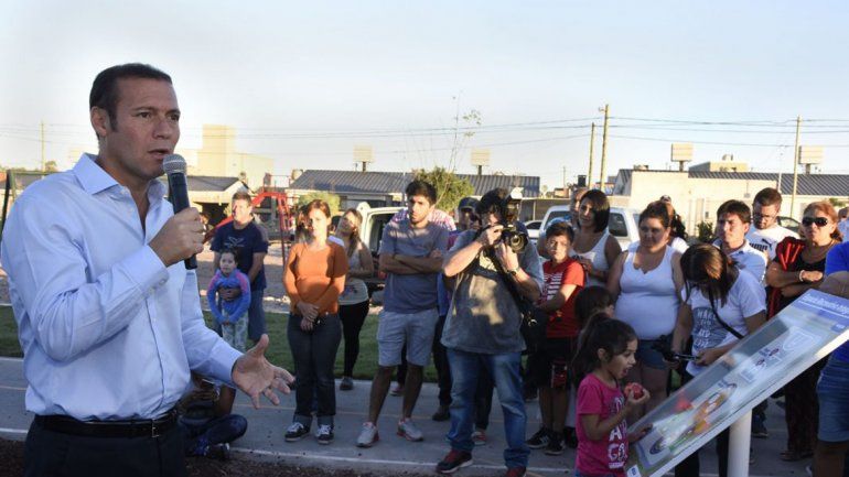 El gobernador Omar Gutiérrez