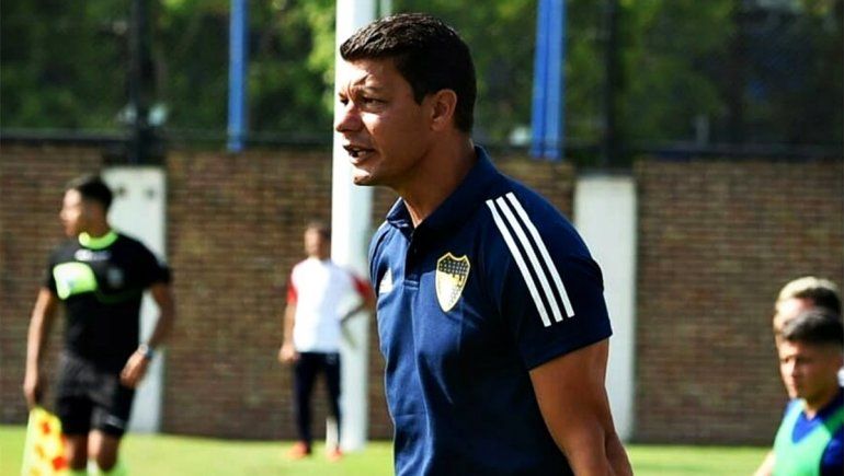 Asumió Battaglia y ya dirigió su primera práctica en Boca