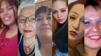 Ángela Díaz, Olga Quinteros, Mabel Mena, Azul Semeñenko, Jessica Scarione y Rosana López son las seis víctimas de femicidio en Neuquén. Ángela Díaz, Olga Quinteros, Mabel Mena, Azul Semeñenko, Jessica Scarione y Rosana López son las seis víctimas de femicidio en Neuquén.