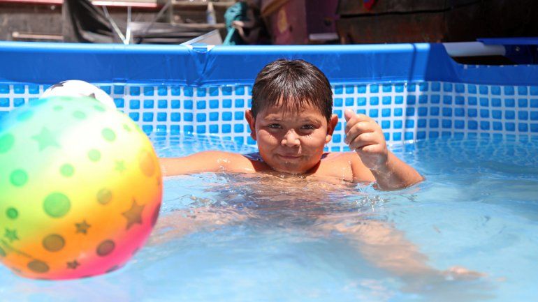 Gracias al señor que me trajo la pileta