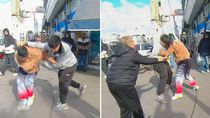 Empleados y víctimas de la clínica clandestina se agarraron a las piñas. Empleados y víctimas de la clínica clandestina se agarraron a las piñas.