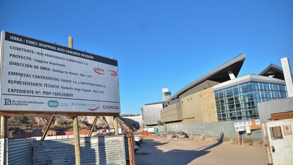 El nuevo cine neuquino estará listo el 23 de octubre