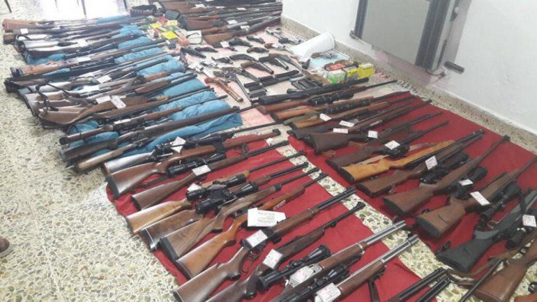Apoderado de Cambiemos tenía un arsenal de armas en su casa