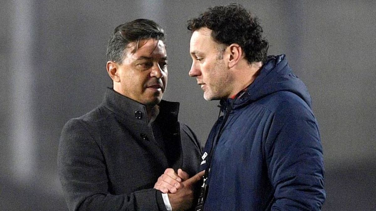 Marcelo Gallardo y Gaby Milito