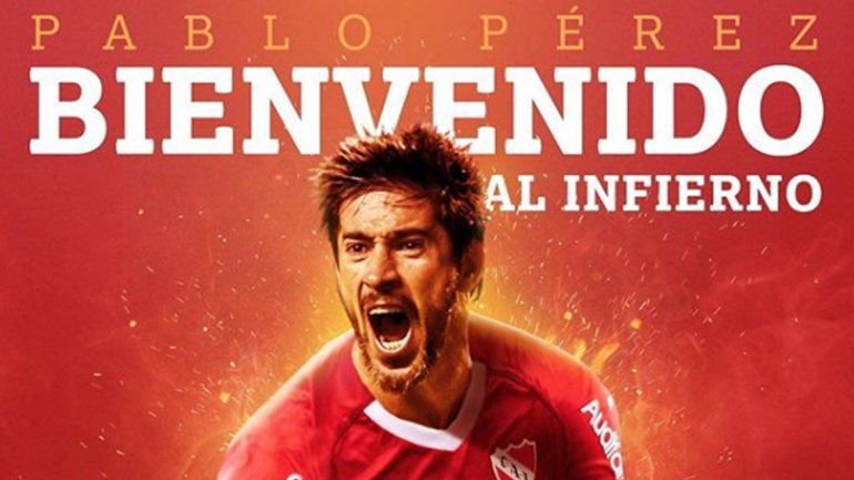 Independiente presentó a Pablo Pérez como nuevo refuerzo