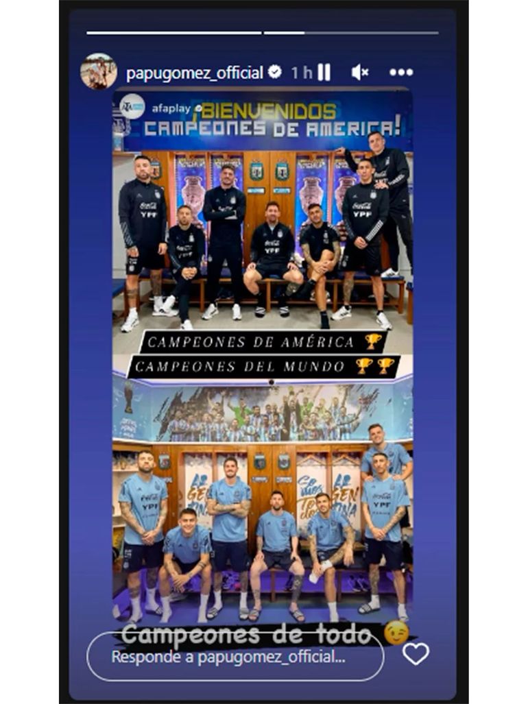 La historia que compartió Papu Gómez en medio de la polémica.