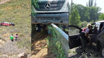 multiples choques en el finde largo: borrachos, un ciclista abajo de un camion y un desbarranco multiples choques en el finde largo: borrachos, un ciclista abajo de un camion y un desbarranco