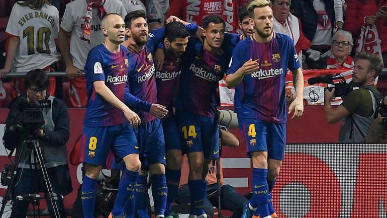 Barcelona vapuleó a Sevilla en la final de la Copa del Rey: 5 a 0