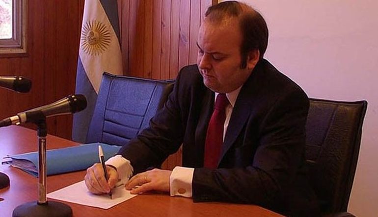 Martín O'Connor, el juez de Esquel que condenó al agresor. Martín O'Connor, el juez de Esquel que condenó al agresor.