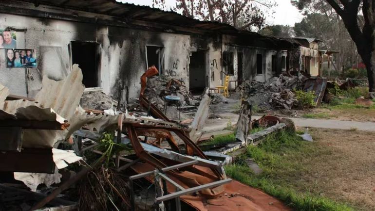 Los kibutz que fueron atacados por los terroristas quedaron completamente destrozados. Los kibutz que fueron atacados por los terroristas quedaron completamente destrozados.
