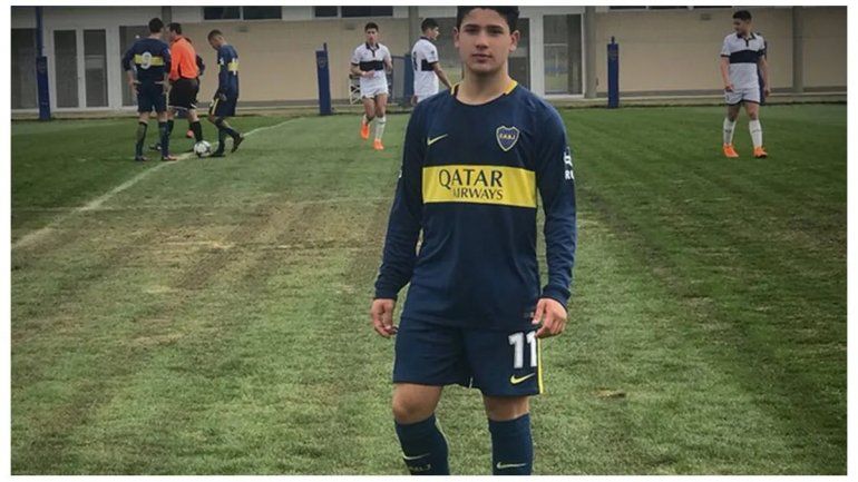 El Rulo en las inferiores de Boca.