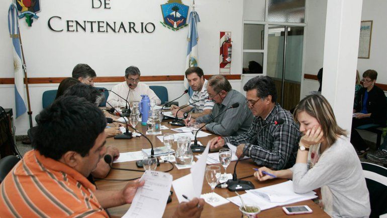 El Deliberante en Centenario estuvo parado varios días por el conflicto.