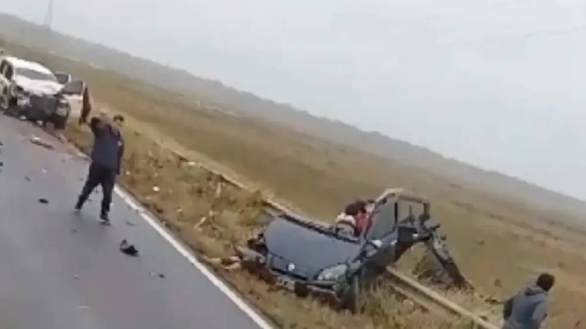 Trágico choque en la Ruta 14, en Corrientes