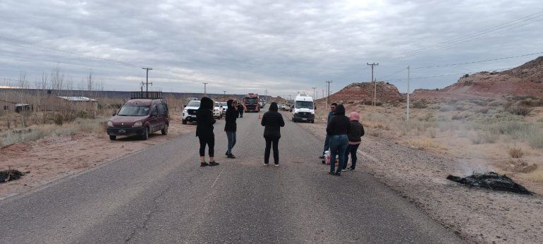 Corte en Ruta 6 de Vaca Muerta: mujeres piden trabajo