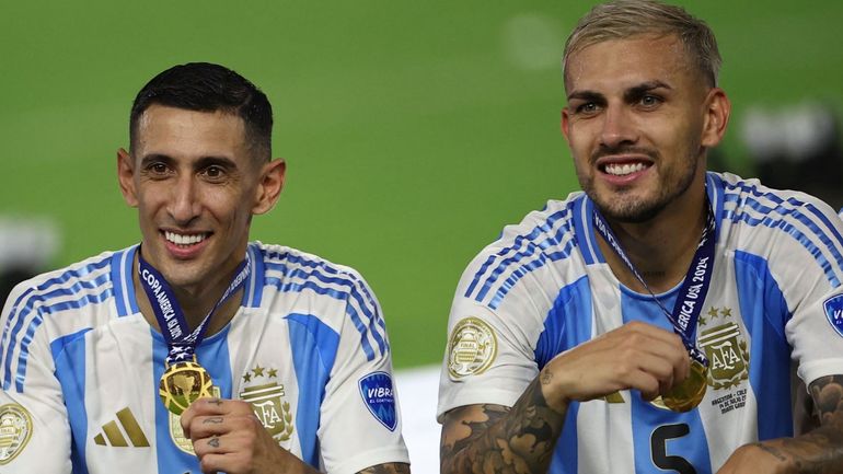 Leandro Paredes y Di María Leandro Paredes y Di María