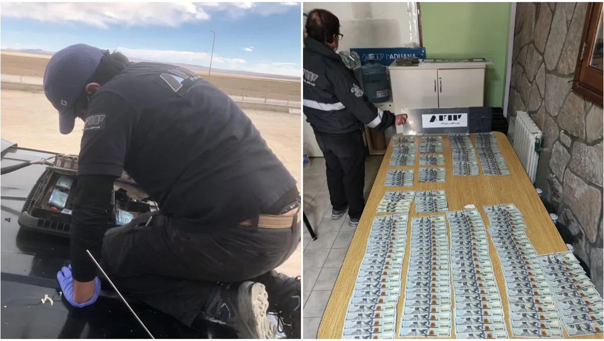Intentó cruzar a Chile con USD 75 mil escondidos en el aire acondicionado