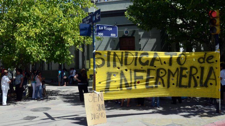 El gremio de Enfermería se manifestará en Casa de Gobierno