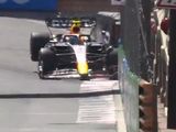 Checo Pérez sufrió un terrible choque en Mónaco.