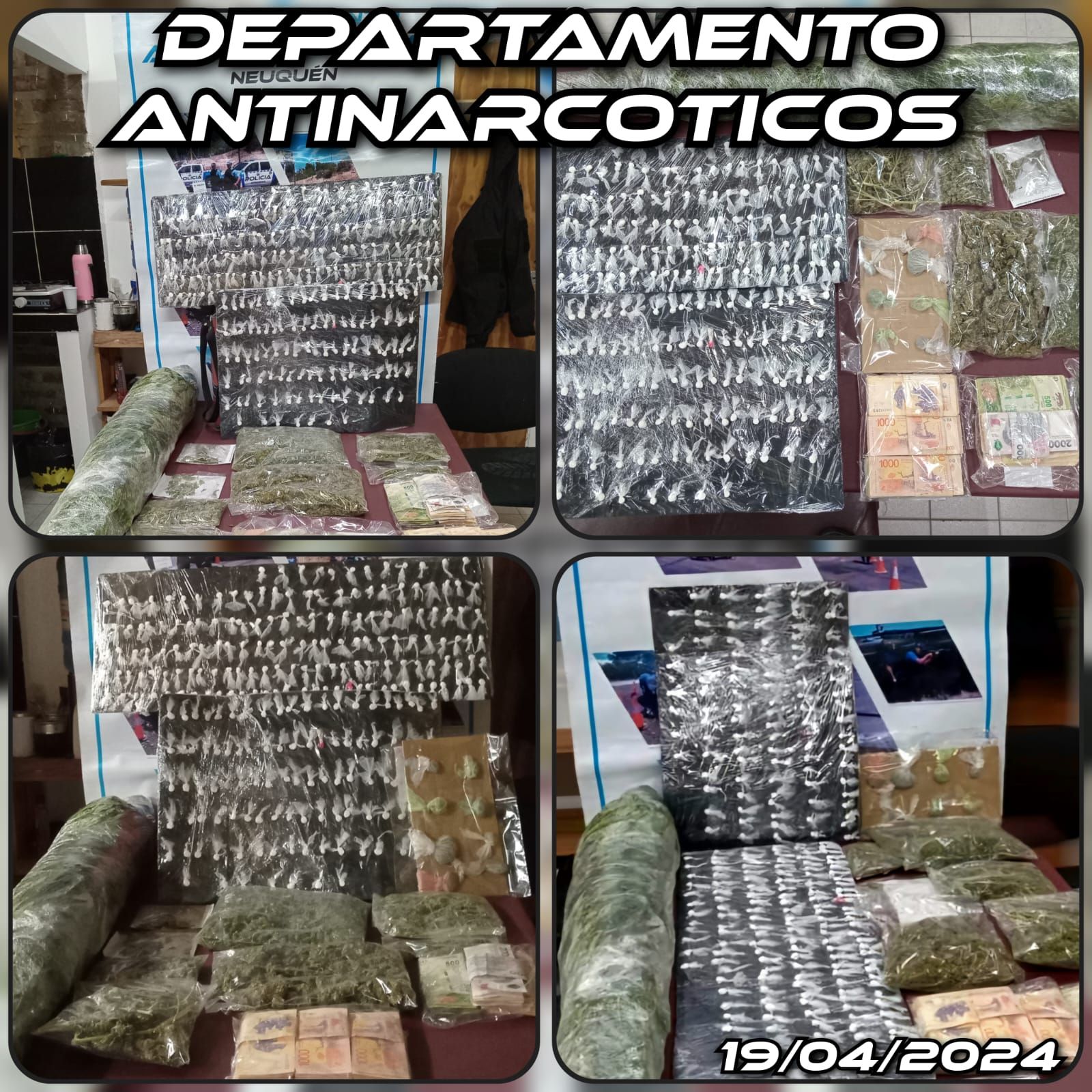 Antinarcóticos lleva secuestrados más de 50 kilos de droga en toda la provincia este 2024