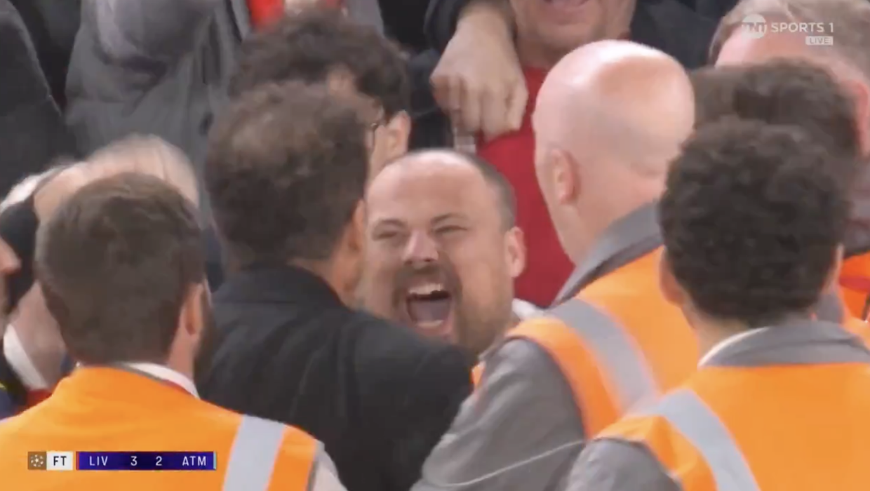 El Cholo Simeone discutió con un hincha.