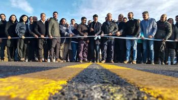 Figueroa inauguró el nuevo asfalto en la Ruta 23: Para el bienestar de la gente