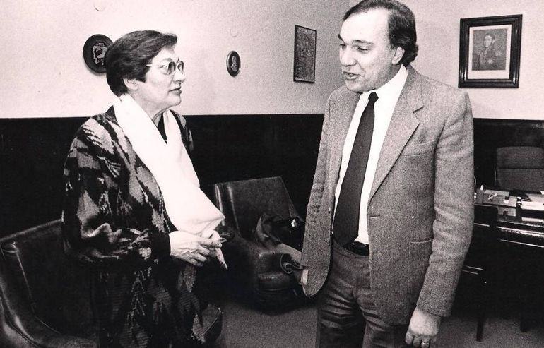 Dr. Pellín e Irma Cuña.