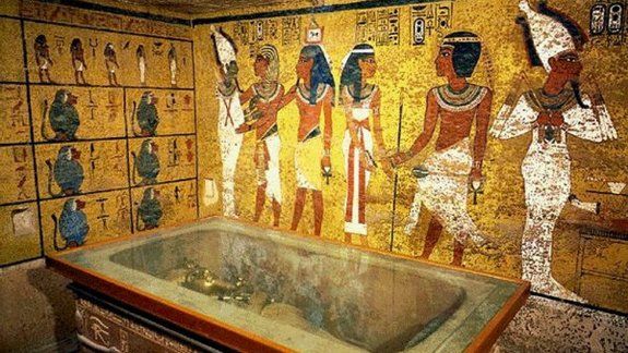 La tumba de Tutankamón, en el Valle de los Reyes, frente a Luxor.