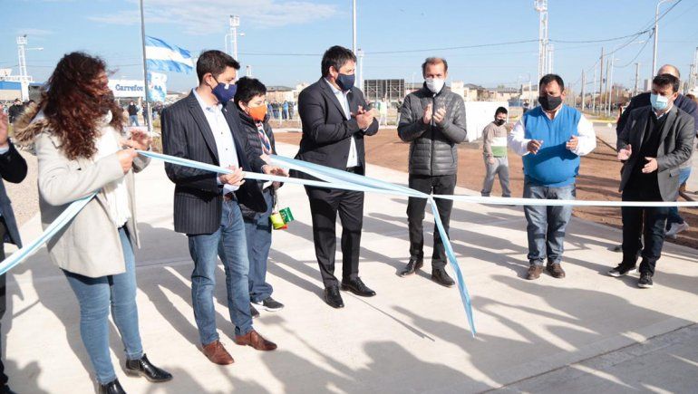 Gaido y Gutiérrez inauguraron el Parque Lineal Unión de Mayo