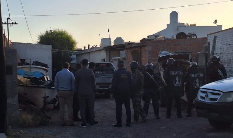 La detención de los sospechosos en Puerto Madryn, en diciembre pasado. La detención de los sospechosos en Puerto Madryn, en diciembre pasado.