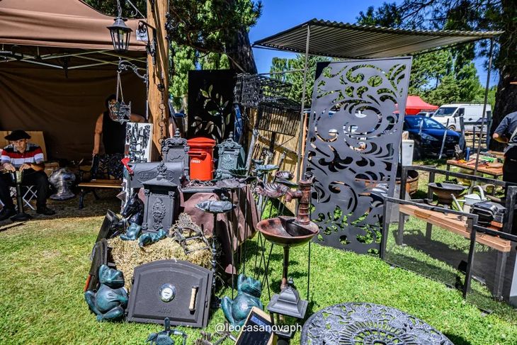 El primer día fueron armados los stands. Foto: gentileza SRN El primer día fueron armados los stands. Foto: gentileza SRN