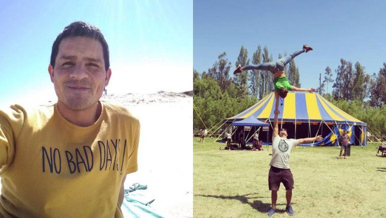 Aníbal, el acróbata que hace malabares para resistir a la pandemia en Rincón