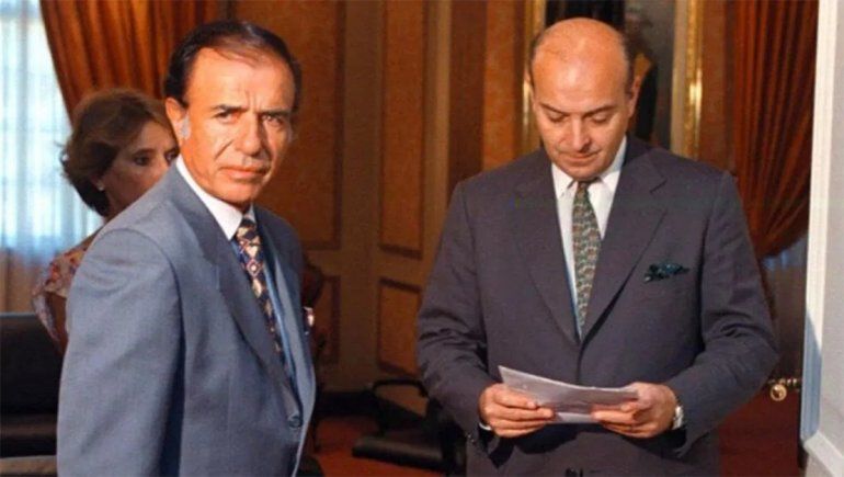 Carlos Menem y Domingo Cavallo