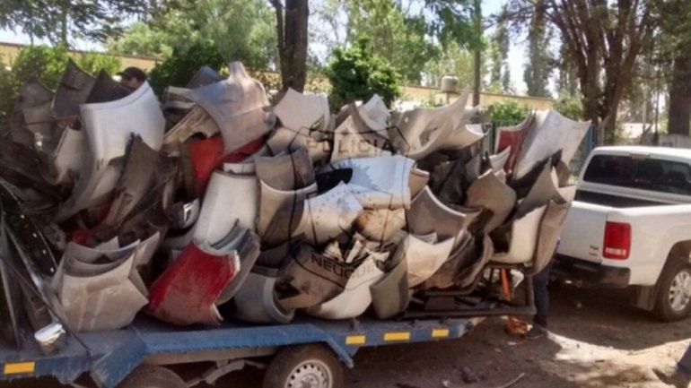 El segundo allanamiento fue realizado en un taller de Confluencia.