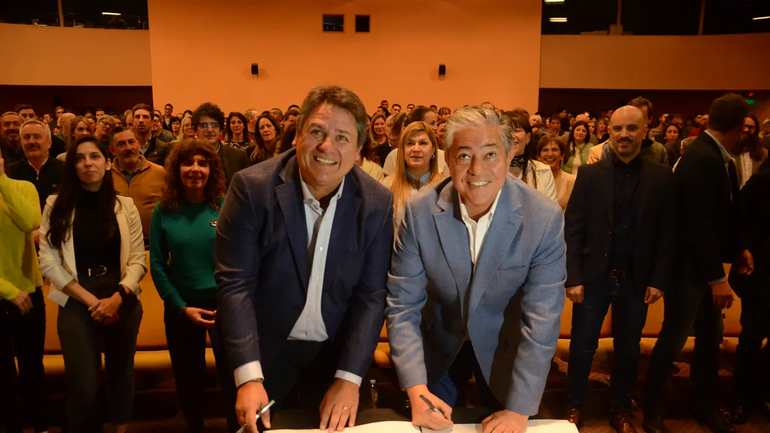 Rolando Figueroa y Mariano Gaido lanzaron una alianza electoral de cara al 2025