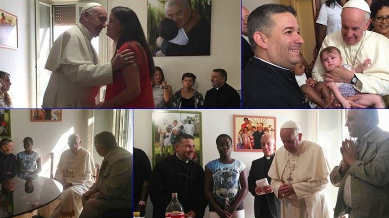 Francisco visitó a mujeres sobrevivientes de trata sexual