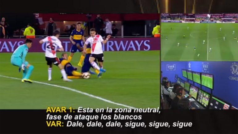 Súper semifinal: dieron a conocer la conversación entre el árbitro y el VAR en el polémico penal