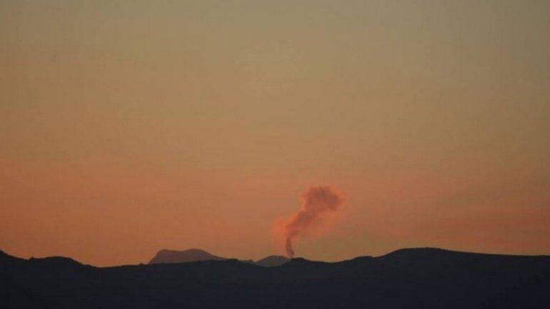 Gendarmería realiza tareas preventivas ante el alerta naranja del volcán Chillán