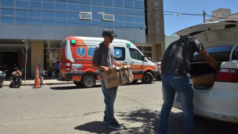 El gremio fue allanado por el fiscal el miércoles cerca del mediodía.