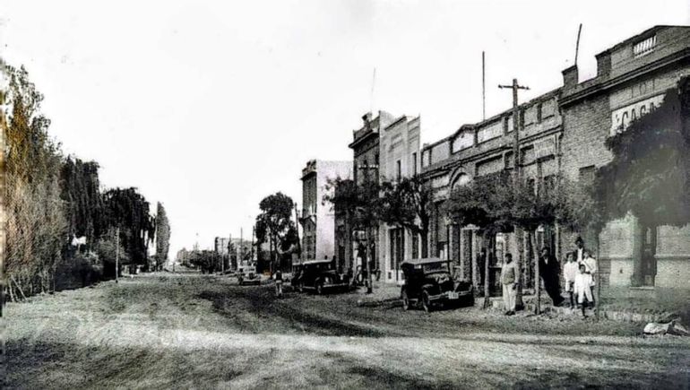 La antigua propiedad sobre la calle San Martín.